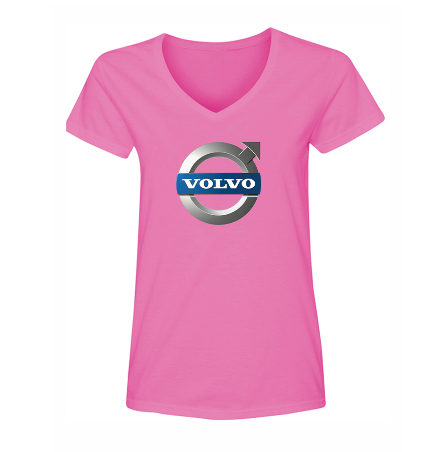Women's Volvo Car   V-Neck T-Shirt